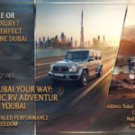 RV Adventure or Mercedes Luxury? Choose the Perfect Way to Explore Dubai