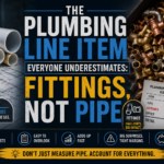 The Plumbing Line Item Everyone Underestimates: Fittings, Not Pipe