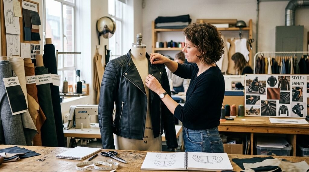 Vegan Leather Jackets for Motorcycle Riders Style Meets PracticalityVegan Leather Jackets for Motorcycle Riders Style Meets Practicality