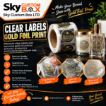 Clear Labels Gold Foil Print: How to Create a Premium Product Look